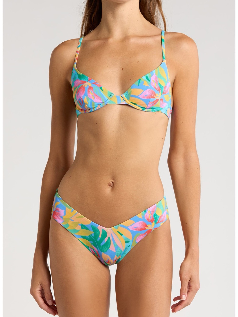 Billabong Tropic Daze bikini set Small top, Medium bottom